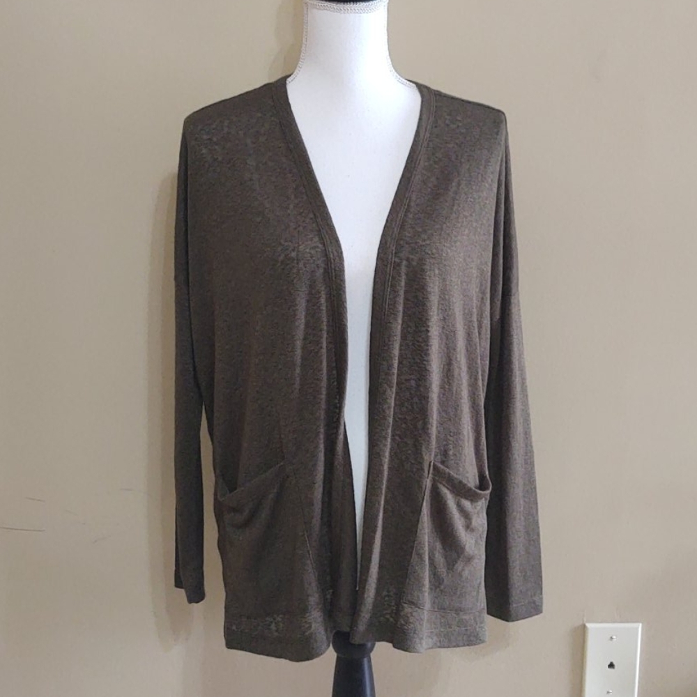 Bobeau  Olive Green Cardigan